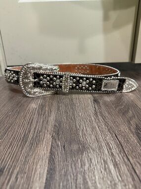 Montana West Bling Leather Belt